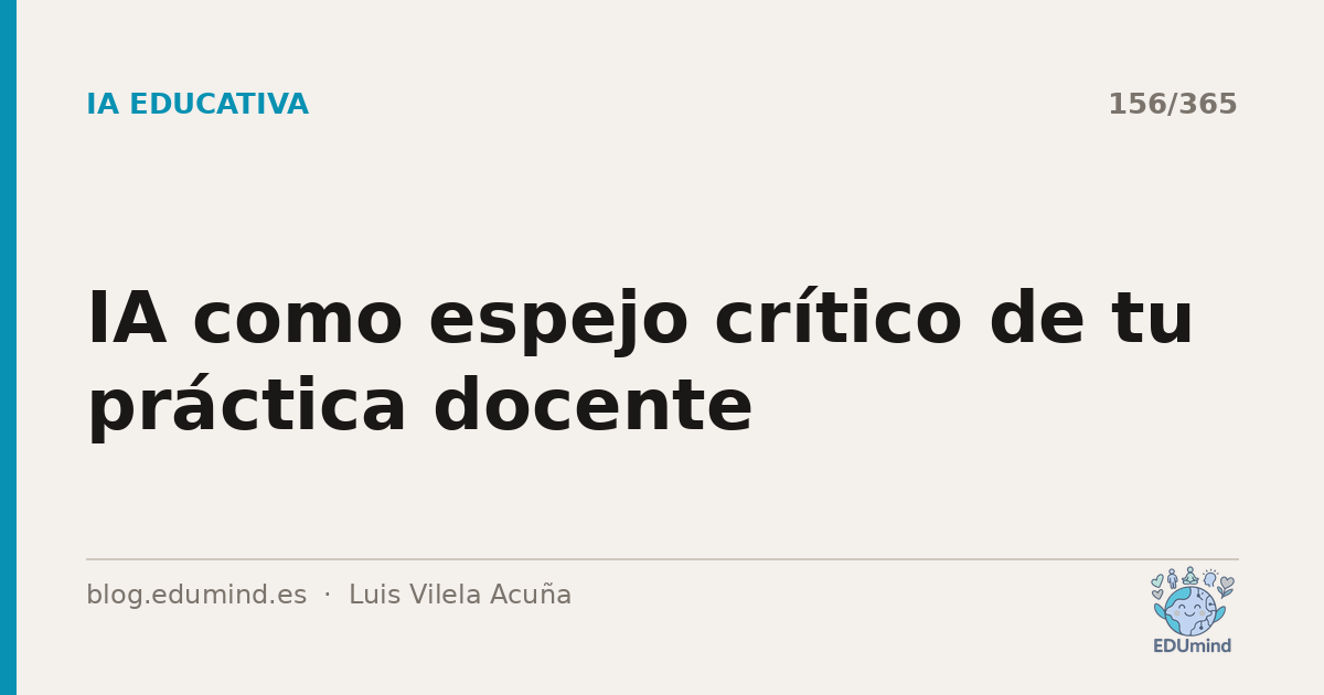 IA como espejo crítico de tu práctica docente