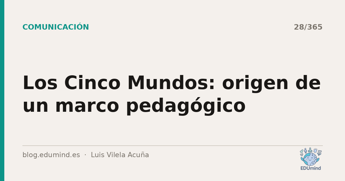 Los Cinco Mundos: origen de un marco pedagógico
