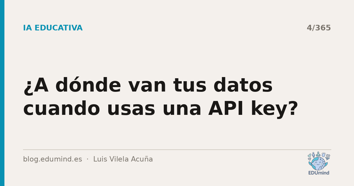 ¿A dónde van tus datos cuando usas una API key?