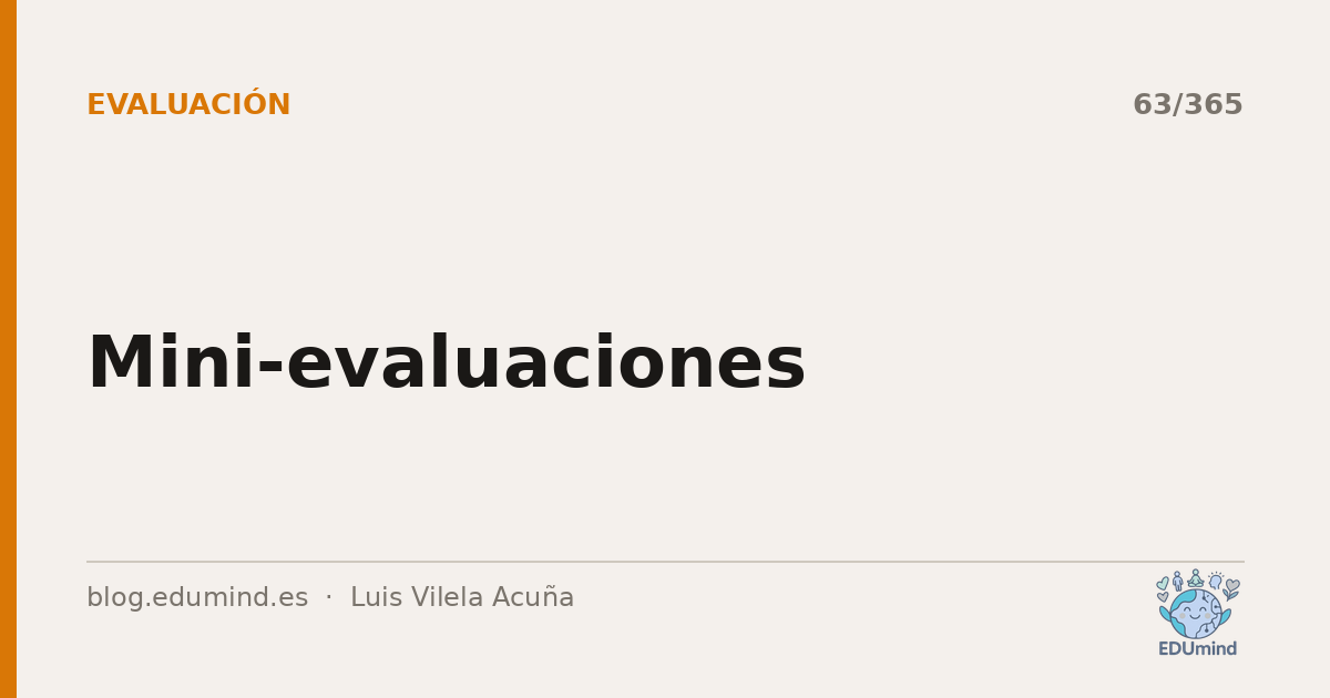 Mini-evaluaciones