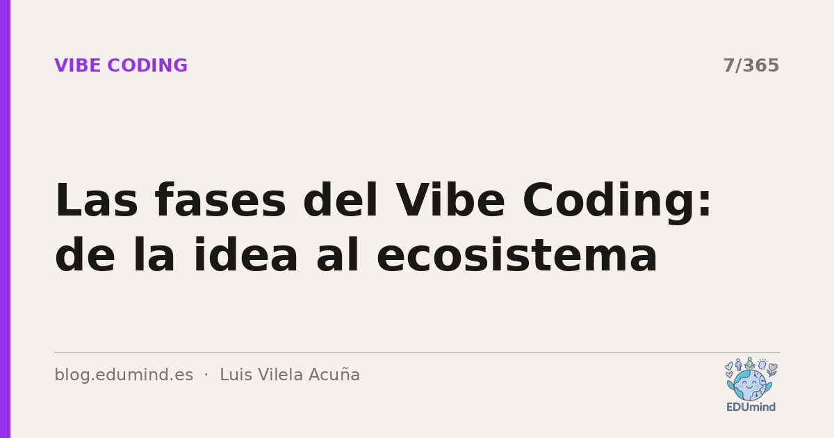 Las fases del Vibe Coding: de la idea al ecosistema
