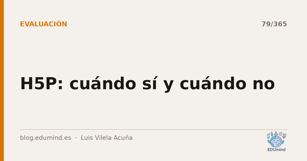 H5P: cuándo sí y cuándo no