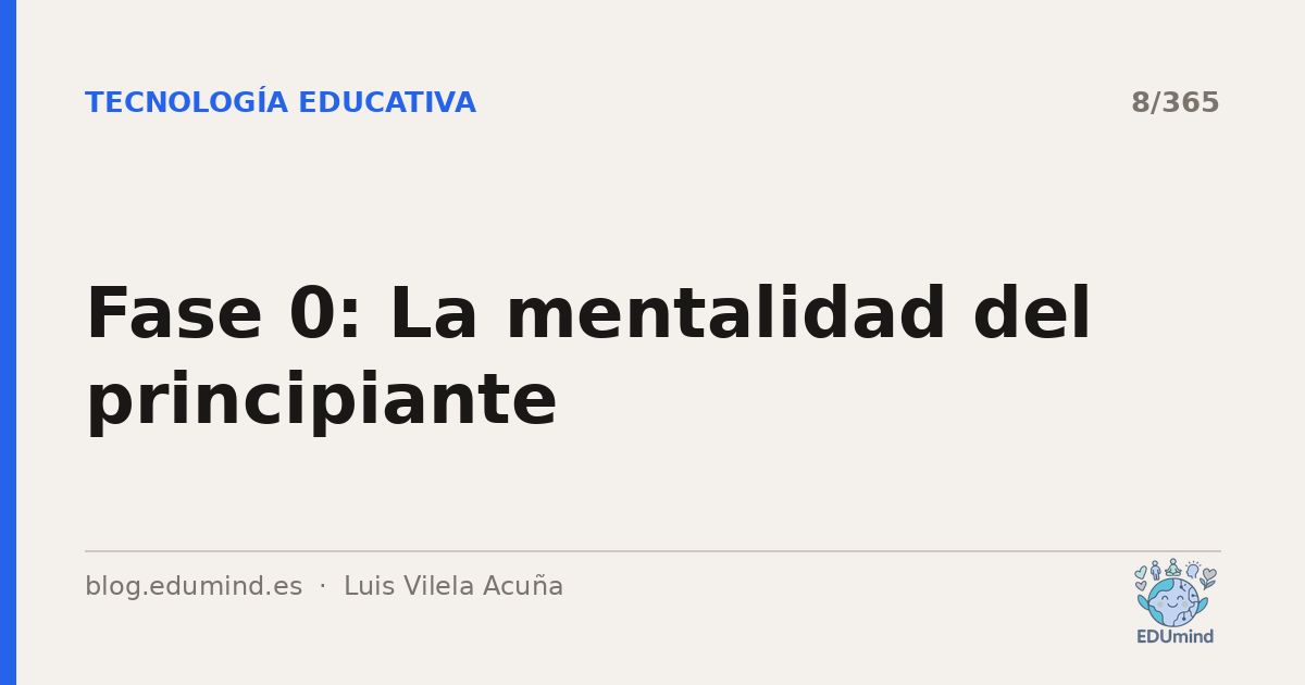 Fase 0: La mentalidad del principiante