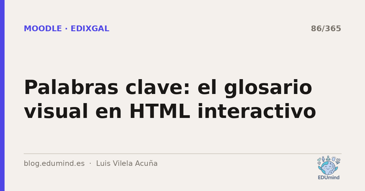 Palabras clave: el glosario visual en HTML interactivo