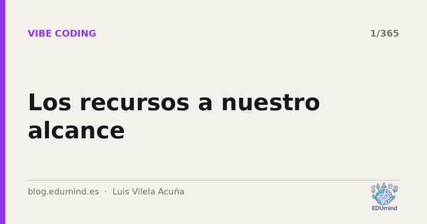 Los recursos a nuestro alcance