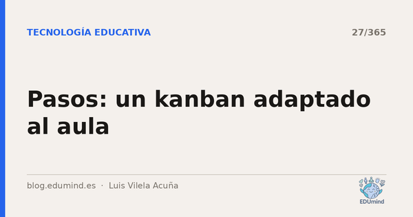Pasos: un kanban adaptado al aula