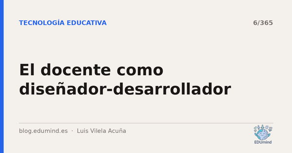 El docente como diseñador-desarrollador
