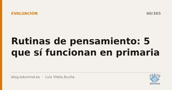 Rutinas de pensamiento: 5 que sí funcionan en primaria