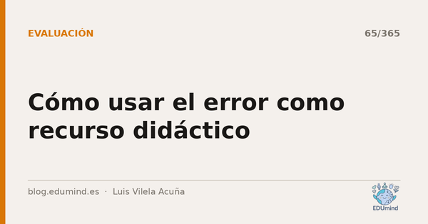 Cómo usar el error como recurso didáctico