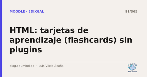 HTML: tarjetas de aprendizaje (flashcards) sin plugins